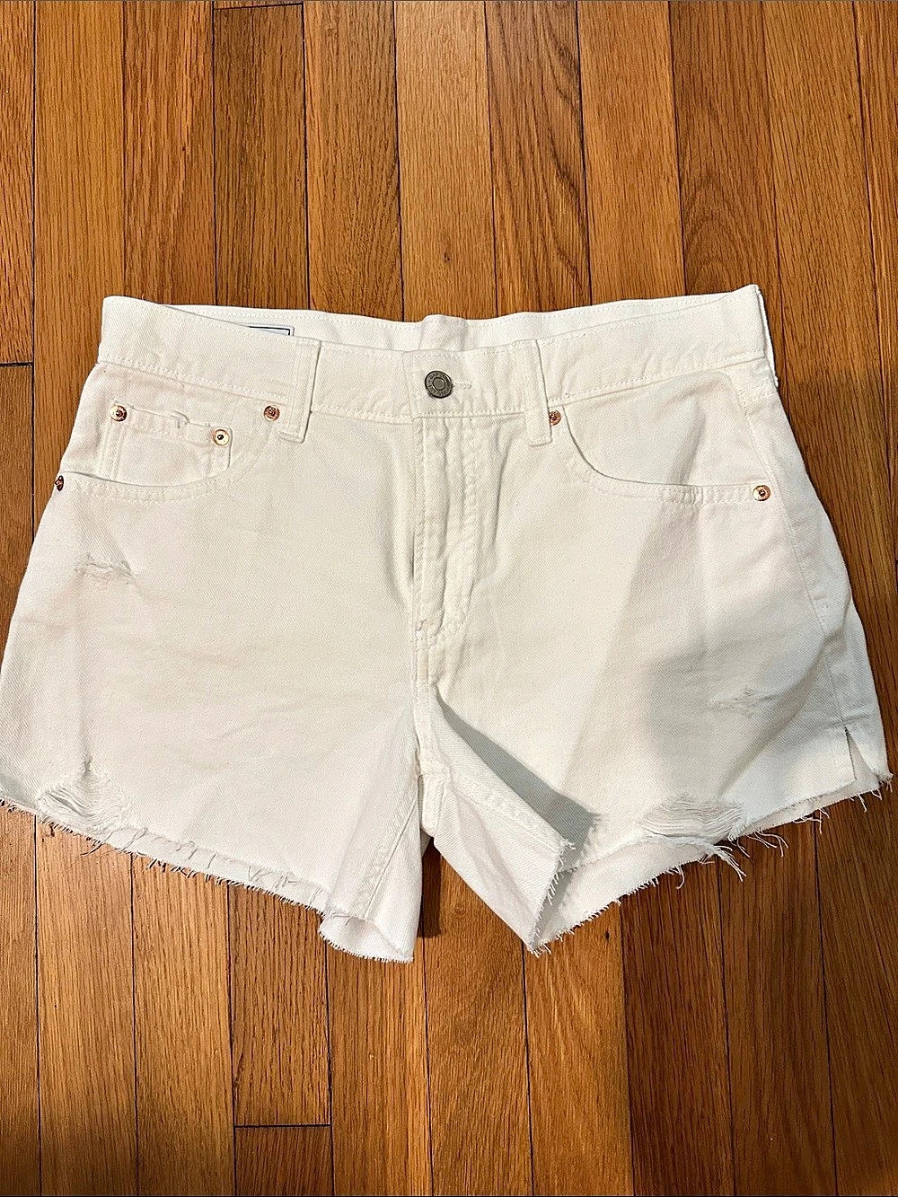 Gap 4” Low Rise Stride Short Denim Shorts Waist 27 Good